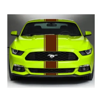 Polep vozidla Viper pruhy 1,5 cm + 20 cm + 1,5 cm (15 - hnědá) SAMOLEPKA NA AUTO, NÁLEPKA, FÓLIE, POLEP, TUNING, VLASTNÍ TEXT, TISK, AUTOSAMOLEPKY.cz, POLEPY, OBRÁZEK, LOGO, 3D STICKERS