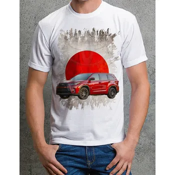 Pánské tričko tričko Toyota Highlander 2017 128 (Trička s motivy aut)