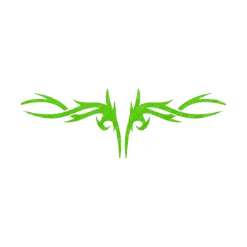 Polep vozidla Tetování 086 (58 - 3D karbon zelený kawasaki) SAMOLEPKA NA AUTO, NÁLEPKA, FÓLIE, POLEP, TUNING, VLASTNÍ TEXT, TISK, AUTOSAMOLEPKY.cz, POLEPY, OBRÁZEK, LOGO, 3D STICKERS