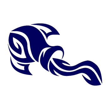 Samolepící dekorace SAMOLEPKA Vodnář 003 pravá (23 - tmavě modrá) NA AUTO, NÁLEPKA, FÓLIE, POLEP, TUNING, VLASTNÍ TEXT, TISK, AUTOSAMOLEPKY.cz, POLEPY, OBRÁZEK, LOGO, SAMOLEPKY