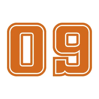 Polep vozidla Startovní číslo 09 typ 5 (26 - oříšková) SAMOLEPKA NA AUTO, NÁLEPKA, FÓLIE, POLEP, TUNING, VLASTNÍ TEXT, TISK, AUTOSAMOLEPKY.cz, POLEPY, OBRÁZEK, LOGO, 3D STICKERS