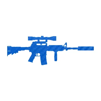 Polep vozidla SAMOLEPKA Samopal 006 pravá (57 - 3D karbon modrý) NA AUTO, NÁLEPKA, FÓLIE, POLEP, TUNING, VLASTNÍ TEXT, TISK, AUTOSAMOLEPKY.cz, POLEPY, OBRÁZEK, LOGO, SAMOLEPKY