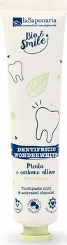 Zubní pasta laSaponaria WonderWhite Mint & Charcoal bělící zubní pasta 75 ml