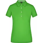 James & Nicholson Dámská polokošile s límečkem James Nicholson Barva: zelená limetka - zelená limetka - bílá, Velikost: M JN969