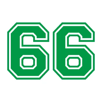 Polep vozidla Startovní číslo 66 typ 4 (12 - zelená) SAMOLEPKA NA AUTO, NÁLEPKA, FÓLIE, POLEP, TUNING, VLASTNÍ TEXT, TISK, AUTOSAMOLEPKY.cz, POLEPY, OBRÁZEK, LOGO, 3D STICKERS