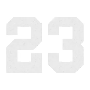 Polep vozidla Startovní číslo 23 (84 - Ultra Metalic bílá) SAMOLEPKA NA AUTO, NÁLEPKA, FÓLIE, POLEP, TUNING, VLASTNÍ TEXT, TISK, AUTOSAMOLEPKY.cz, POLEPY, OBRÁZEK, LOGO, 3D STICKERS