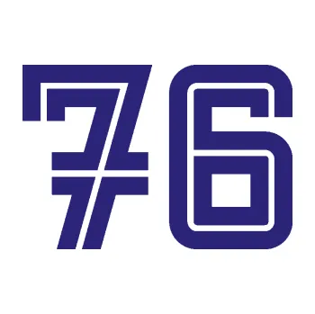 Autodoplněk Samolepka na auto Startovní číslo 76 typ 7 (22 - střední modrá) NÁLEPKA, FÓLIE, POLEPY, TUNING, VLASTNÍ TEXT, TISK, AUTOSAMOLEPKY.cz, SAMOLEPKY, OBRÁZEK, LOGO, VÝROBA, PRODEJ