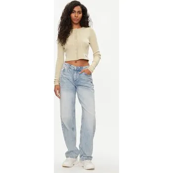 Dámský svetr Calvin Klein Jeans Kardigan J20J223149 Zelená Slim Fit XL