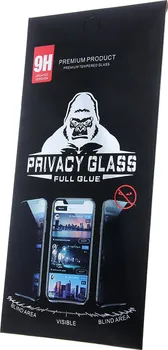 Privacy Glass Full Glue ochranné sklo pro Xiaomi Redmi Note 12S 4G