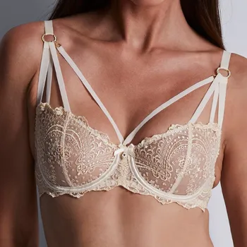 Podprsenka Aubade - Écrin noir podprsenka půlová nevyztužená silk heaven 70D UEF14