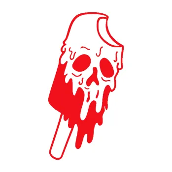 Samolepící dekorace SAMOLEPKA Nanuk 002 pravá zombíkový (10 - červená) NA AUTO, NÁLEPKA, FÓLIE, POLEP, TUNING, VLASTNÍ TEXT, TISK, AUTOSAMOLEPKY.cz, POLEPY, OBRÁZEK, LOGO, SAMOLEPKY