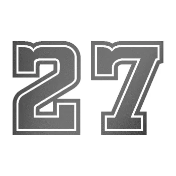 Polep vozidla Startovní číslo 27 typ 5 (41 - grafitová metalíza) SAMOLEPKA NA AUTO, NÁLEPKA, FÓLIE, POLEP, TUNING, VLASTNÍ TEXT, TISK, AUTOSAMOLEPKY.cz, POLEPY, OBRÁZEK, LOGO, 3D STICKERS