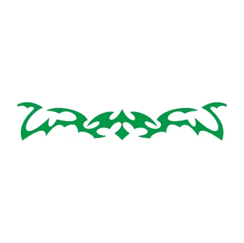 Polep vozidla Tetování 049 (12 - zelená) SAMOLEPKA NA AUTO, NÁLEPKA, FÓLIE, POLEP, TUNING, VLASTNÍ TEXT, TISK, AUTOSAMOLEPKY.cz, POLEPY, OBRÁZEK, LOGO, 3D STICKERS