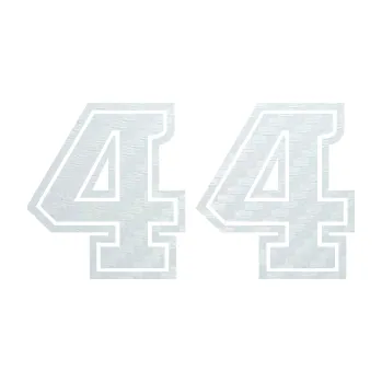 Polep vozidla SAMOLEPKA Startovní číslo 44 typ 5 (51 - 3D karbon bílý) NA AUTO, NÁLEPKA, FÓLIE, POLEP, TUNING, VLASTNÍ TEXT, TISK, AUTOSAMOLEPKY.cz, POLEPY, OBRÁZEK, LOGO, SAMOLEPKY