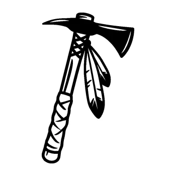 Samolepící dekorace SAMOLEPKA Tomahawk 001 pravá (01 - černá) NA AUTO, NÁLEPKA, FÓLIE, POLEP, TUNING, VLASTNÍ TEXT, TISK, AUTOSAMOLEPKY.cz, POLEPY, OBRÁZEK, LOGO, SAMOLEPKY