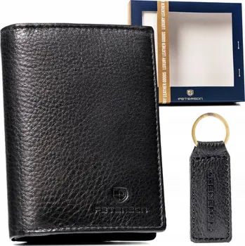 Peněženka Pánská kožená peněženka a klíčenka PTN SET-M-N4-D