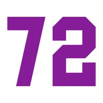 Polep vozidla SAMOLEPKA Startovní číslo 72 (14 - fialová) NA AUTO, NÁLEPKA, FÓLIE, POLEP, TUNING, VLASTNÍ TEXT, TISK, AUTOSAMOLEPKY.cz, POLEPY, OBRÁZEK, LOGO, SAMOLEPKY