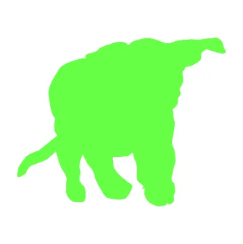 Polep vozidla SAMOLEPKA Štěňátko 003 pravá (71 - Fluorescentní zelená) NA AUTO, NÁLEPKA, FÓLIE, POLEP, TUNING, VLASTNÍ TEXT, TISK, AUTOSAMOLEPKY.cz, POLEPY, OBRÁZEK, LOGO, SAMOLEPKY