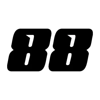 Polep vozidla Startovní číslo 88 typ 6 (01 - černá) SAMOLEPKA NA AUTO, NÁLEPKA, FÓLIE, POLEP, TUNING, VLASTNÍ TEXT, TISK, AUTOSAMOLEPKY.cz, POLEPY, OBRÁZEK, LOGO, 3D STICKERS