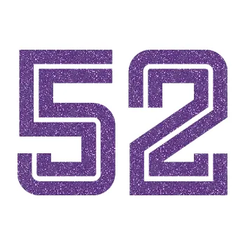 Polep vozidla SAMOLEPKA Startovní číslo 52 typ 7 (87 - Ultra Metalic fialová) NA AUTO, NÁLEPKA, FÓLIE, POLEP, TUNING, VLASTNÍ TEXT, TISK, AUTOSAMOLEPKY.cz, POLEPY, OBRÁZEK, LOGO, SAMOLEPKY