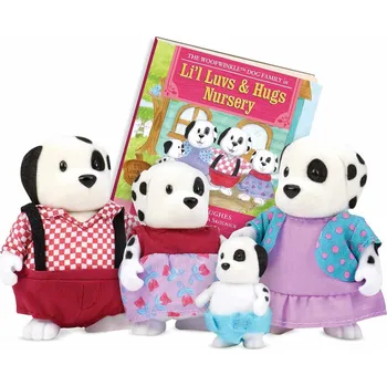 Figurka Li'l Woodzeez figurky rodina psů Woofwinkle 6157M