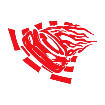 Polep vozidla SAMOLEPKA Závodní auto 004 levá (10 - červená) NA AUTO, NÁLEPKA, FÓLIE, POLEP, TUNING, VLASTNÍ TEXT, TISK, AUTOSAMOLEPKY.cz, POLEPY, OBRÁZEK, LOGO, SAMOLEPKY