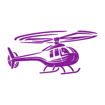 Polep vozidla SAMOLEPKA Vrtulník 012 pravá helikoptéra (14 - fialová) NA AUTO, NÁLEPKA, FÓLIE, POLEP, TUNING, VLASTNÍ TEXT, TISK, AUTOSAMOLEPKY.cz, POLEPY, OBRÁZEK, LOGO, SAMOLEPKY