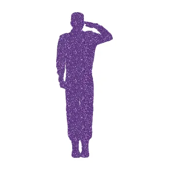 Samolepící dekorace SAMOLEPKA Voják 012 pravá salutuje (87 - Ultra Metalic fialová) NA AUTO, NÁLEPKA, FÓLIE, POLEP, TUNING, VLASTNÍ TEXT, TISK, AUTOSAMOLEPKY.cz, POLEPY, OBRÁZEK, LOGO, SAMOLEPKY