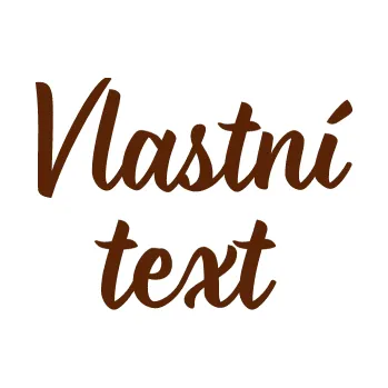 Polep vozidla Vlastní text - Monarda (15 - hnědá) SAMOLEPKA NA AUTO, NÁLEPKA, FÓLIE, POLEP, TUNING, VLASTNÍ TEXT, TISK, AUTOSAMOLEPKY.cz, POLEPY, OBRÁZEK, LOGO, 3D STICKERS