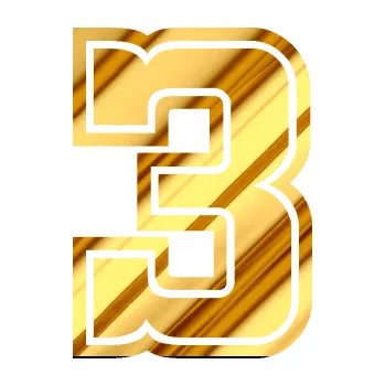 Polep vozidla Startovní číslo 3 typ 5 (81 - chrom fólie zlatá zrcadlová) SAMOLEPKA NA AUTO, NÁLEPKA, FÓLIE, POLEP, TUNING, VLASTNÍ TEXT, TISK, AUTOSAMOLEPKY.cz, POLEPY, OBRÁZEK, LOGO, 3D STICKERS