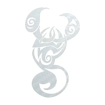 Polep vozidla SAMOLEPKA Štír 009 levá (51 - 3D karbon bílý) NA AUTO, NÁLEPKA, FÓLIE, POLEP, TUNING, VLASTNÍ TEXT, TISK, AUTOSAMOLEPKY.cz, POLEPY, OBRÁZEK, LOGO, SAMOLEPKY