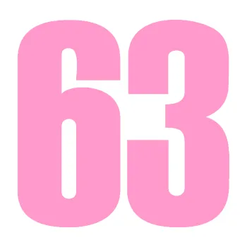 Samolepicí dekorace na vozidlo Startovní číslo 63 typ 2 (24 - světle růžová) SAMOLEPKA NA AUTO, NÁLEPKA, FÓLIE, POLEP, TUNING, VLASTNÍ TEXT, TISK, AUTOSAMOLEPKY.cz, POLEPY, OBRÁZEK, LOGO, 3D STICKERS