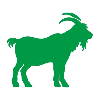 Samolepící dekorace SAMOLEPKA Kozel 008 pravá silueta (12 - zelená) NA AUTO, NÁLEPKA, FÓLIE, POLEP, TUNING, VLASTNÍ TEXT, TISK, AUTOSAMOLEPKY.cz, POLEPY, OBRÁZEK, LOGO, SAMOLEPKY