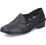 DÁMSKÉ POLOBOTKY RIEKER 48260-01 ČERNÁ Barva: ČERNÁ, Velikost: 37