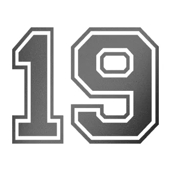 Polep vozidla Startovní číslo 19 typ 4 (41 - grafitová metalíza) SAMOLEPKA NA AUTO, NÁLEPKA, FÓLIE, POLEP, TUNING, VLASTNÍ TEXT, TISK, AUTOSAMOLEPKY.cz, POLEPY, OBRÁZEK, LOGO, 3D STICKERS