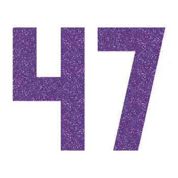 Polep vozidla Startovní číslo 47 (87 - Ultra Metalic fialová) SAMOLEPKA NA AUTO, NÁLEPKA, FÓLIE, POLEP, TUNING, VLASTNÍ TEXT, TISK, AUTOSAMOLEPKY.cz, POLEPY, OBRÁZEK, LOGO, 3D STICKERS