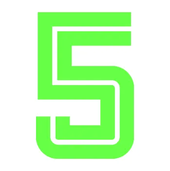 Polep vozidla Startovní číslo 5 typ 7 (71 - Fluorescentní zelená) SAMOLEPKA NA AUTO, NÁLEPKA, FÓLIE, POLEP, TUNING, VLASTNÍ TEXT, TISK, AUTOSAMOLEPKY.cz, POLEPY, OBRÁZEK, LOGO, 3D STICKERS