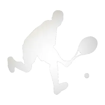 Polep vozidla SAMOLEPKA Tenista 007 pravá (82 - odrazková reflexní bílá) NA AUTO, NÁLEPKA, FÓLIE, POLEP, TUNING, VLASTNÍ TEXT, TISK, AUTOSAMOLEPKY.cz, POLEPY, OBRÁZEK, LOGO, SAMOLEPKY