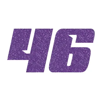 Polep vozidla SAMOLEPKA Startovní číslo 46 typ 6 (87 - Ultra Metalic fialová) NA AUTO, NÁLEPKA, FÓLIE, POLEP, TUNING, VLASTNÍ TEXT, TISK, AUTOSAMOLEPKY.cz, POLEPY, OBRÁZEK, LOGO, SAMOLEPKY