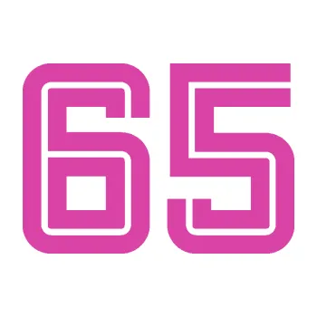 Polep vozidla Startovní číslo 65 typ 7 (16 - růžová) SAMOLEPKA NA AUTO, NÁLEPKA, FÓLIE, POLEP, TUNING, VLASTNÍ TEXT, TISK, AUTOSAMOLEPKY.cz, POLEPY, OBRÁZEK, LOGO, 3D STICKERS