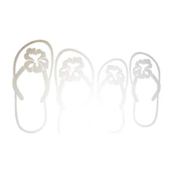 Samolepící dekorace Ty a já 002 žabky (82 - odrazková reflexní bílá) SAMOLEPKA NA AUTO, NÁLEPKA, FÓLIE, POLEP, TUNING, VLASTNÍ TEXT, TISK, AUTOSAMOLEPKY.cz, POLEPY, OBRÁZEK, LOGO, 3D STICKERS