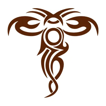 Polep vozidla Tetování 190 (15 - hnědá) SAMOLEPKA NA AUTO, NÁLEPKA, FÓLIE, POLEP, TUNING, VLASTNÍ TEXT, TISK, AUTOSAMOLEPKY.cz, POLEPY, OBRÁZEK, LOGO, 3D STICKERS