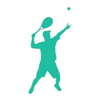 Polep vozidla Tenista 001 pravá (25 - tyrkysová) SAMOLEPKA NA AUTO, NÁLEPKA, FÓLIE, POLEP, TUNING, VLASTNÍ TEXT, TISK, AUTOSAMOLEPKY.cz, POLEPY, OBRÁZEK, LOGO, 3D STICKERS