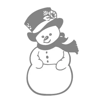 Samolepící dekorace SAMOLEPKA Sněhulák 003 levá (17 - šedá) NA AUTO, NÁLEPKA, FÓLIE, POLEP, TUNING, VLASTNÍ TEXT, TISK, AUTOSAMOLEPKY.cz, POLEPY, OBRÁZEK, LOGO, SAMOLEPKY