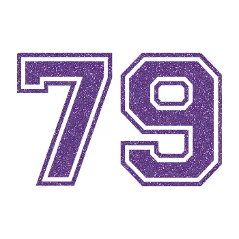 Polep vozidla SAMOLEPKA Startovní číslo 79 typ 4 (87 - Ultra Metalic fialová) NA AUTO, NÁLEPKA, FÓLIE, POLEP, TUNING, VLASTNÍ TEXT, TISK, AUTOSAMOLEPKY.cz, POLEPY, OBRÁZEK, LOGO, SAMOLEPKY