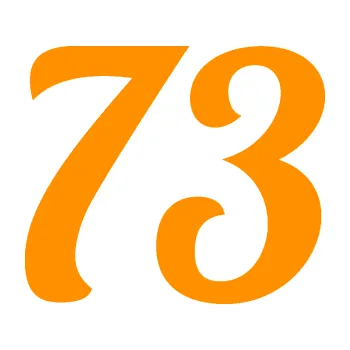 Polep vozidla Startovní číslo 73 typ 3 (06 - oranžová) SAMOLEPKA NA AUTO, NÁLEPKA, FÓLIE, POLEP, TUNING, VLASTNÍ TEXT, TISK, AUTOSAMOLEPKY.cz, POLEPY, OBRÁZEK, LOGO, 3D STICKERS