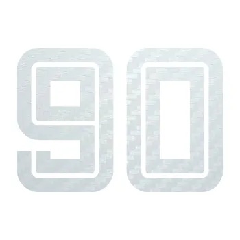 Polep vozidla Startovní číslo 90 typ 7 (51 - 3D karbon bílý) SAMOLEPKA NA AUTO, NÁLEPKA, FÓLIE, POLEP, TUNING, VLASTNÍ TEXT, TISK, AUTOSAMOLEPKY.cz, POLEPY, OBRÁZEK, LOGO, 3D STICKERS