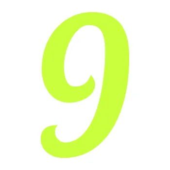 Polep vozidla Startovní číslo 9 typ 3 (27 - limetová) SAMOLEPKA NA AUTO, NÁLEPKA, FÓLIE, POLEP, TUNING, VLASTNÍ TEXT, TISK, AUTOSAMOLEPKY.cz, POLEPY, OBRÁZEK, LOGO, 3D STICKERS