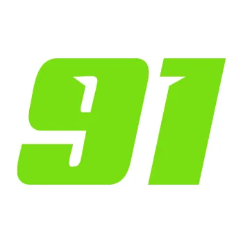 Polep vozidla Startovní číslo 91 typ 6 (04 - zelená kawasaki) SAMOLEPKA NA AUTO, NÁLEPKA, FÓLIE, POLEP, TUNING, VLASTNÍ TEXT, TISK, AUTOSAMOLEPKY.cz, POLEPY, OBRÁZEK, LOGO, 3D STICKERS