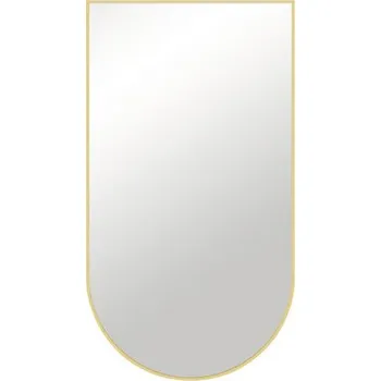 Zrcadlo Zrcadlo do koupelny v rámu PORTAL LINE 80 x 50 cm v zlatém rámu